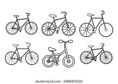 A "cycle silhouette vector" is a clean, simplified graphic representation of a bicycle's outline. It's typically used in design projects for logos, icons, or illustrations, capturing the essence. 