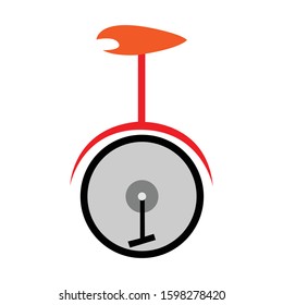 Cycle simple illustration clip art vector
