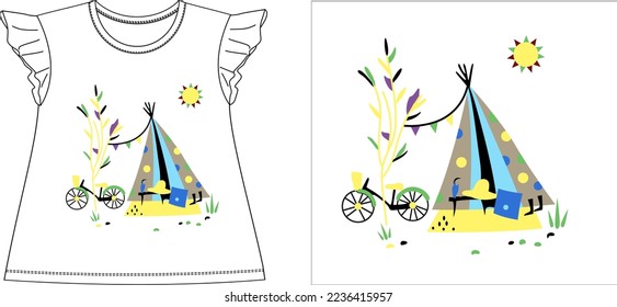 CYCLE_AND_TENT
t shirt graphic design vector illustration digital file
