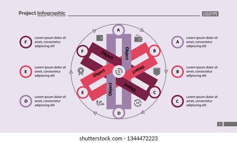 Cycled chart design. Element of chart, diagram, infographic. Concept for slide template, annual report, presentation. Can be used for topics like business, finance, money