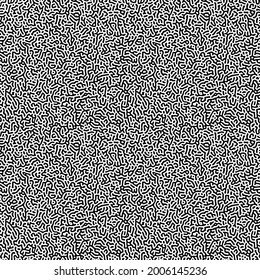 Cyclic Symmetric Multiscale Turing Pattern. Monochrome texture. Most trendy cool modern abstract vector background. Minimalism and minimal art print. Posters and covers.