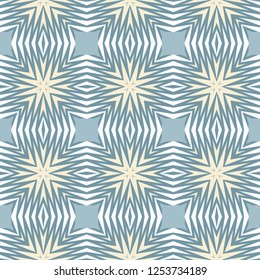 Cyclical Pattern of Geometric Shapes. Seamless Vector Illustration. For the Interior Design, Wallpaper, Printing, Textile Industry, Scrapbook Paper