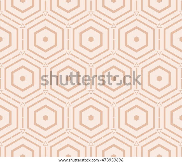 Cyclical Pattern Geometric Shapes Seamless Vector Stock Vector (Royalty ...