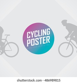 Cycling, Bicycle, Fun bike poster template