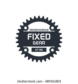 Cycling , Bicycle Shop Logo, Fixed Gear Bicycle Logo