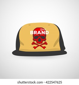 cycling cap design template
