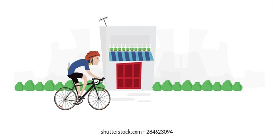 cycling in the city