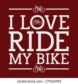 cycling  design over red background vector illustration  