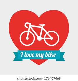 cycling  design over white  background vector illustration  