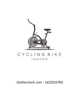 Cycling Exercise Machine Bicycle Indoor Activity Logo Design Cycling