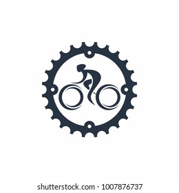 Cycling Gear Logo Stock Vector (Royalty Free) 1007876737 | Shutterstock