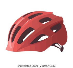 icono de equipo de casco de bicicleta aislado