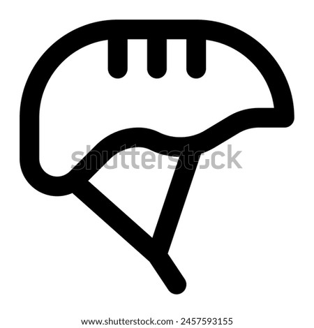 Cycling Helmet icon for web, app, infographic, etc