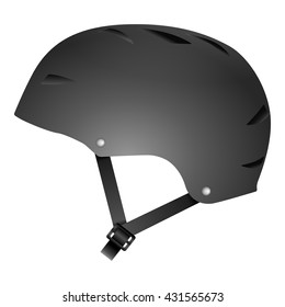 Cycling Helmet On A White Background.