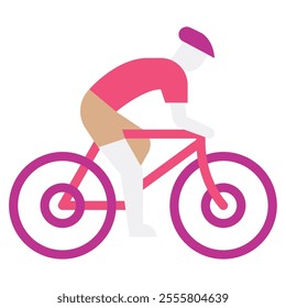 Cycling Hobby object icon illustration