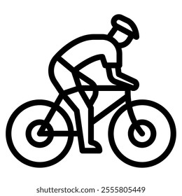 Cycling Hobby object icon illustration