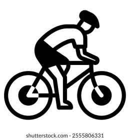 Cycling Hobby object icon illustration