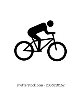 Cycling icon design illustration template