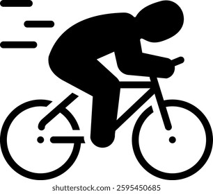 Cycling Icon Element For Design