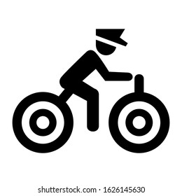 cycling icon or logo isolated sign symbol vector illustration - high quality black style vector icons
