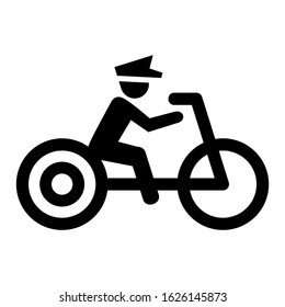 cycling icon or logo isolated sign symbol vector illustration - high quality black style vector icons
