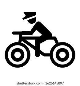 cycling icon or logo isolated sign symbol vector illustration - high quality black style vector icons
