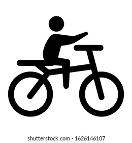 cycling icon or logo isolated sign symbol vector illustration - high quality black style vector icons
