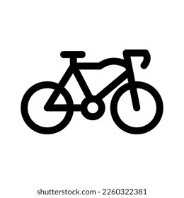 cycling icon or logo isolated sign symbol vector illustration - high quality black style vector icons