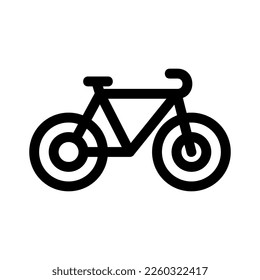 cycling icon or logo isolated sign symbol vector illustration - high quality black style vector icons