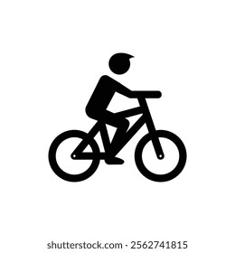 Cycling Icon Logo Symbol Vector Design