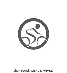 Cycling icon Vector Illustration design Logo template