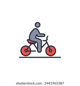 icono de ciclo. vector.Trazo editable.signo de estilo lineal para el uso de diseño web,logo.Ilustración de símbolo.