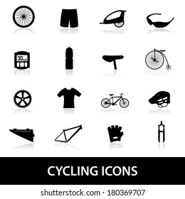 cycling icons eps10