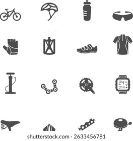 ícones de ciclo ícone de vetor definir