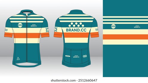 Design de Jersey de ciclismo. Sport Jersey Design.

