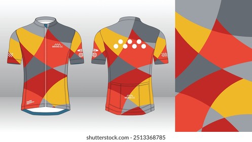 Design de Jersey de ciclismo. Sport Jersey Design.