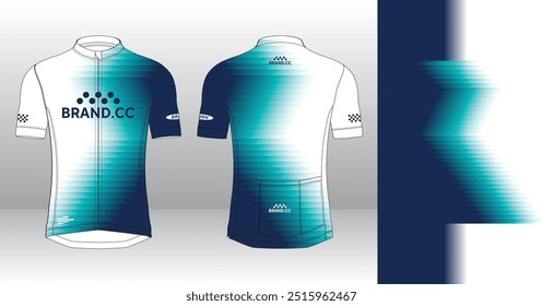 Diseño de Jersey de ciclismo. Diseño de Jersey Deportivo.