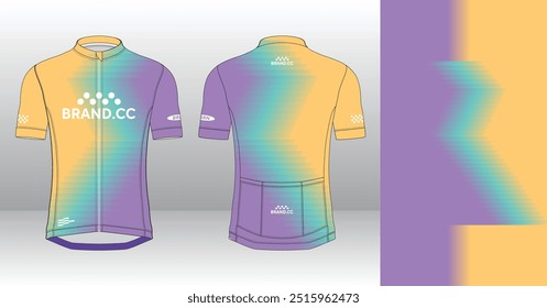 Design de Jersey de ciclismo. Sport Jersey Design.