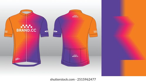 Design de Jersey de ciclismo. Sport Jersey Design.