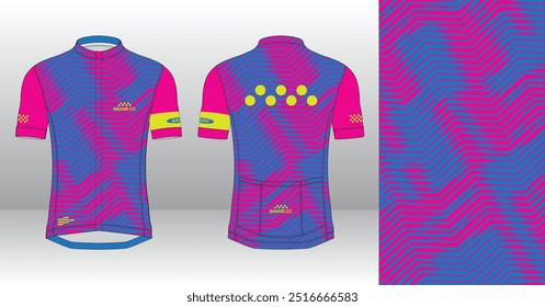 Design de Jersey de ciclismo. Sport Jersey Design.