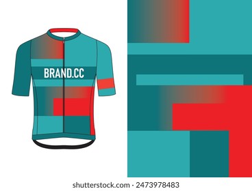 Diseño de Jersey de Ciclismo. Sport Jersey Art.