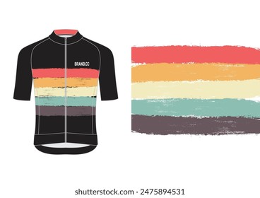 Cycling Jersey Design. Sport Jersey Art.