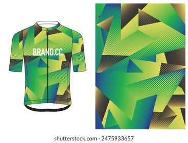 Cycling Jersey Design. Sport Jersey Art.