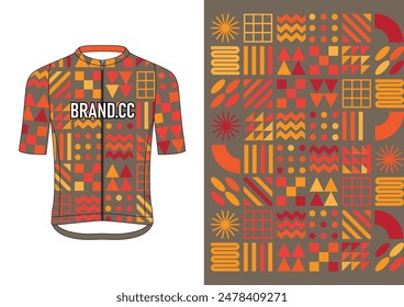 Cycling Jersey Design. Sport Jersey Art.