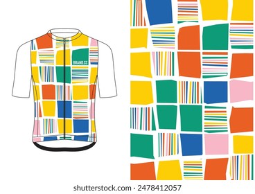 Cycling Jersey Design. Sport Jersey Art.