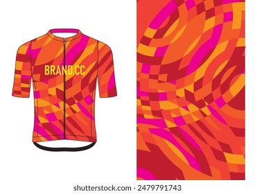 Cycling Jersey Design. Sport Jersey Art.