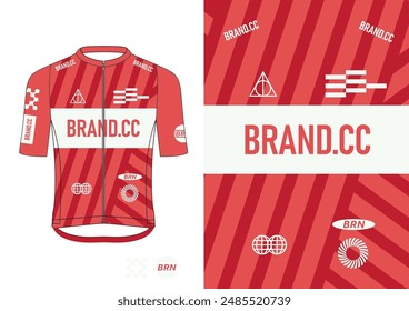 Cycling Jersey Design. Sport Jersey Art.