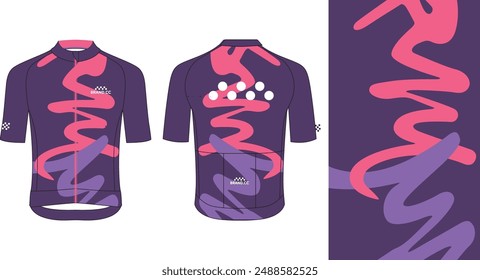 Cycling Jersey Design. Sport Jersey Art.