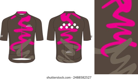 Cycling Jersey Design. Sport Jersey Art.