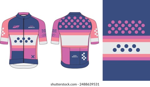 Cycling Jersey Design. Sport Jersey Art.
